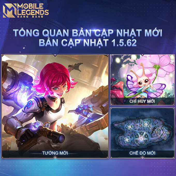 Mobile Legends: Bang Bang tiết lộ nội dung phiên bản 1.5.62